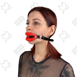 Кляп у формі губ з ремінцем Lip Strap