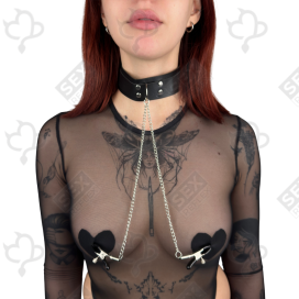 Нашийник із затискачами для сосків Collar Clamp