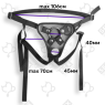 Текстильные трусики для страпона Strapon Double Plate