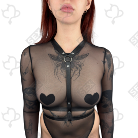 Класична шкіряна портупея Sexy Officer