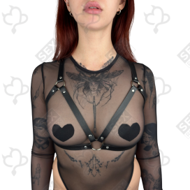 Витончена шкіряна портупея Black Triangle
