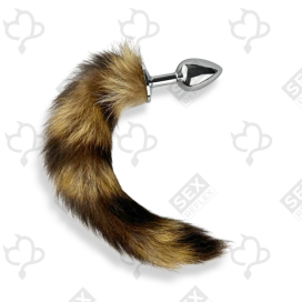 Анальна пробка з хутряним хвостом єнота Sexy Raccoon