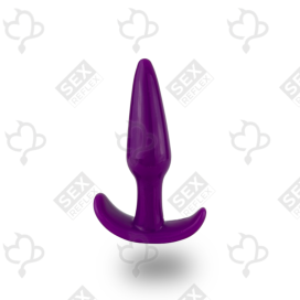 Силіконова анальна пробка Purple Paradise