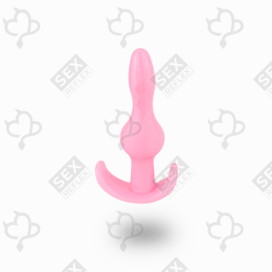 Силіконова анальна пробка Pink Pear