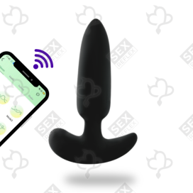 Силіконова анальна пробка-вібратор Vibrating Orgasm