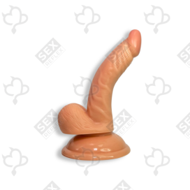 Фалоімітатор з мошонкою на присосці Nacked Dick